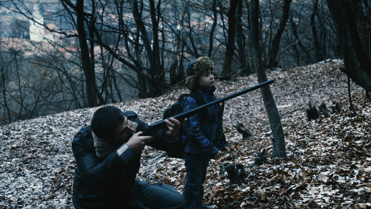Una scena del film Animali selvatici